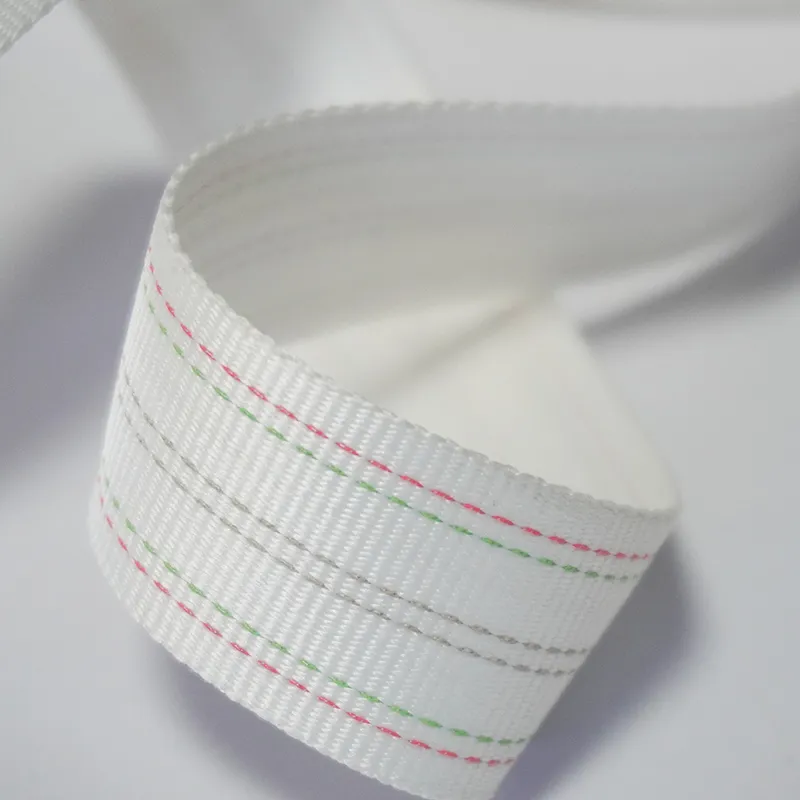 Vit självlysande väv